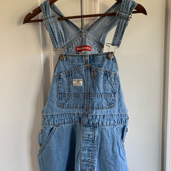 UNIONBAY Vintage Blue Denim Overalls size small - Picture 3 of 16